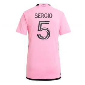 Inter Miami Sergio Busquets #5 Hemmakläder Dam 2024-25 Kortärmad